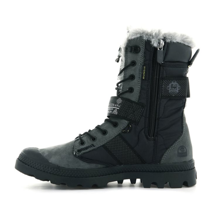 Bottes Palladium Pampa Europa Tactical Femme Noir | FR HFK026E